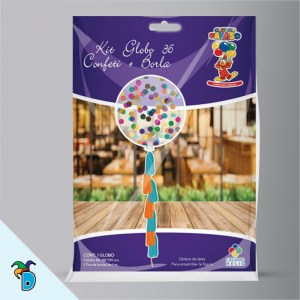 Kit Globo con Confeti